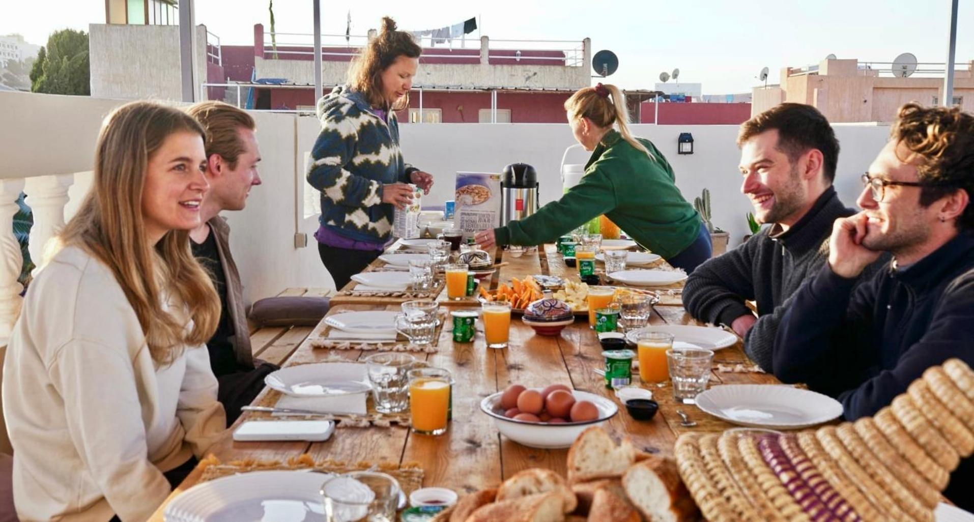 Hostel Ocean Surf House Tamraght Zewnętrze zdjęcie